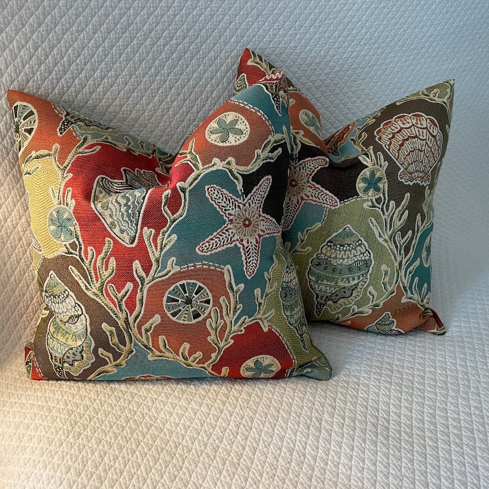 2  tropical pillow covers